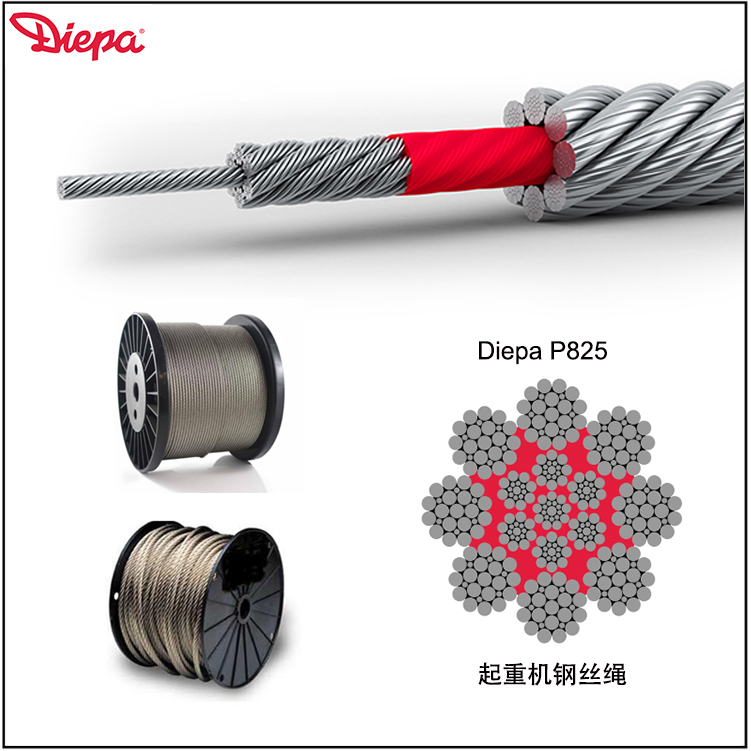 Diepa鋼絲繩|迪帕鋼絲繩P825（X43）為客戶帶來新的使用體驗